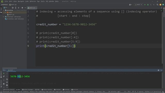 String indexing in Python is easy ✂️ смотреть онлайн
