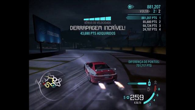 Need for Speed Carbon → 1,727,114 → Park Drive Drift → Toyota Supra смотреть онлайн