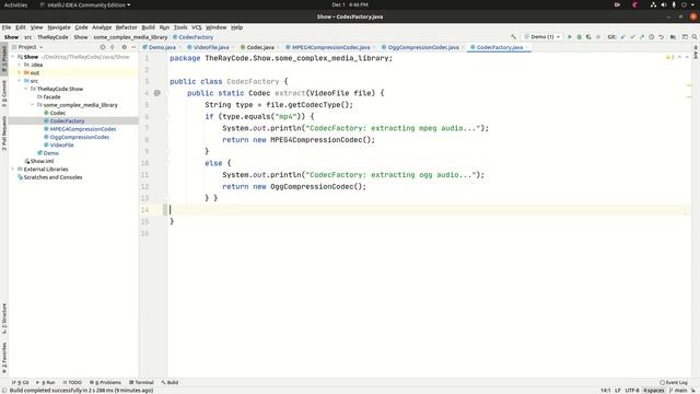 Facade in Java смотреть онлайн