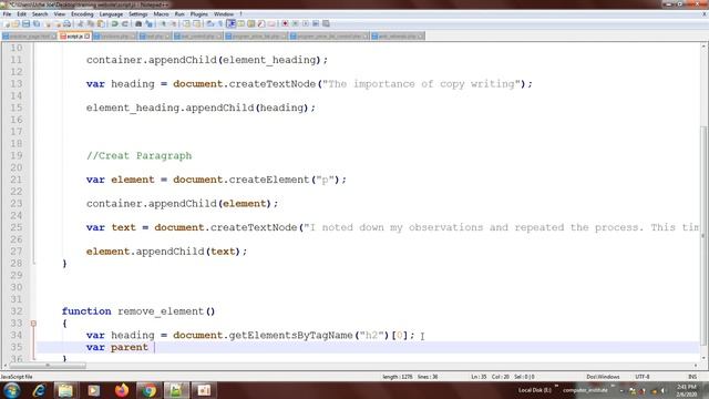 42. JAVASCRIPT TUTORIAL - Remove Element смотреть онлайн