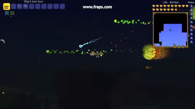 Terraria Twins Speedkill (15 Seconds) (No Buffs) (Blood Moon) смотреть онлайн