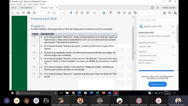Proyecto 11. Excel 2019 смотреть онлайн