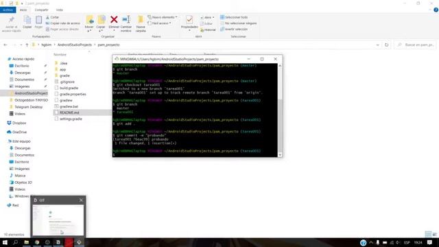 Flujo de trabajo en equipo: AndroidStudio con Git y Github. смотреть онлайн