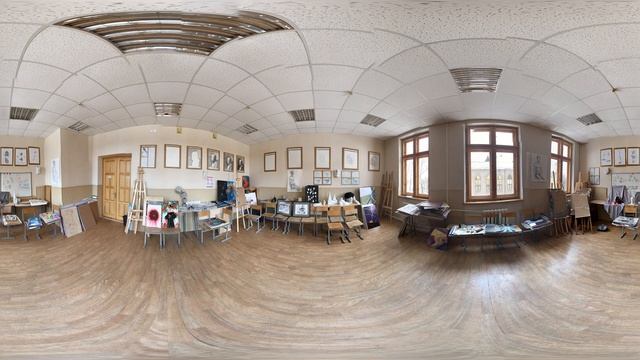 Небольшая VR прогулка по некоторым аудиториям кафедры "Дизайн и art-менеджент" смотреть онлайн