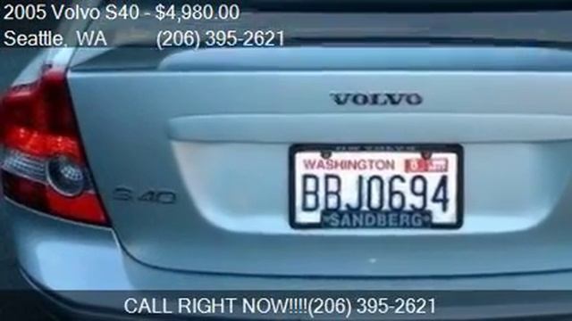 2005 Volvo S40 T5 AWD 4dr Turbo Sedan for sale in Seattle, W смотреть онлайн