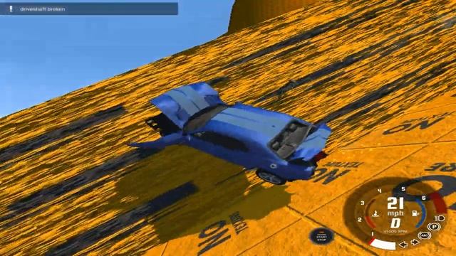 Краш-Тест Dodge Challenger SRT8 392 ● BeamNG Drive смотреть онлайн