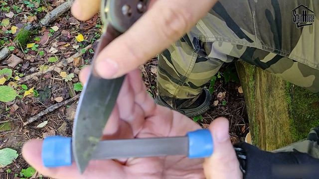 Карманный мусат Lansky для правки ножей - Заточка ножа в походных условиях - EDC точилка смотреть онлайн