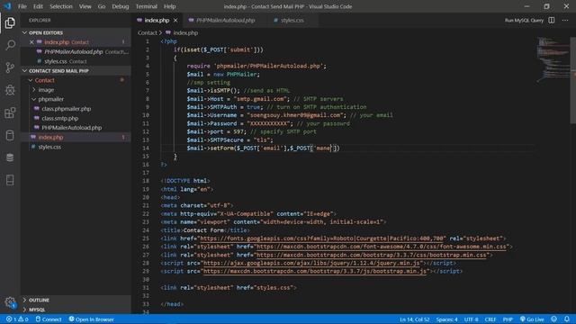 How to Send Email using PHP mail | Soure Code Working 100% смотреть онлайн