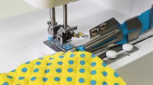 Двухфункциональный окантовыватель для плоскошовных машин Brother CV3440 и CV3550.