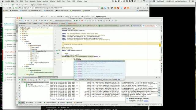 Swagger with Springfox смотреть онлайн