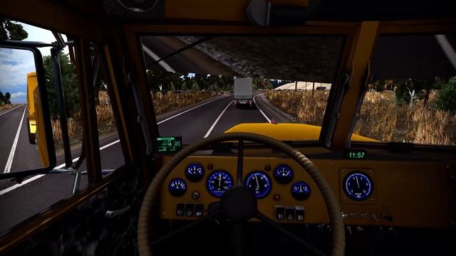 Euro Truck Simulator 2 Kraz 255 Custom Суровая Россия смотреть онлайн