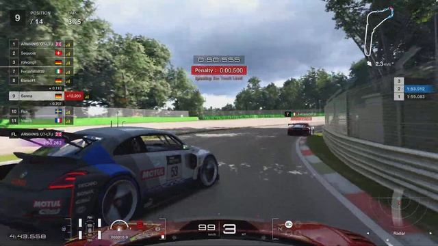 Gran Turismo 7 | Daily Race | Autodromo Nazionale Monza | Ferrari 458 Italia GT3 смотреть онлайн