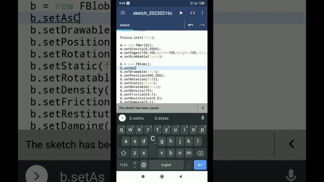 Обзор библиотеки Fisica для создания игр на APDE Processing! смотреть онлайн
