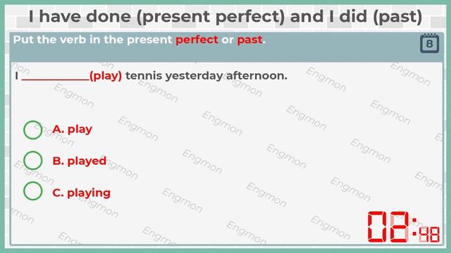 Unit 20 - I have done and I did (Essential Grammar in Use video test) смотреть онлайн