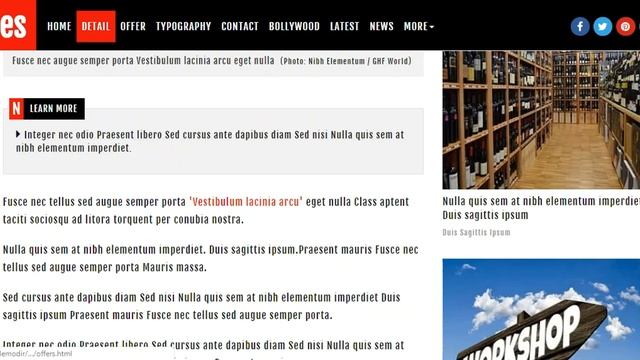 Headlines news website template bootstrap free смотреть онлайн