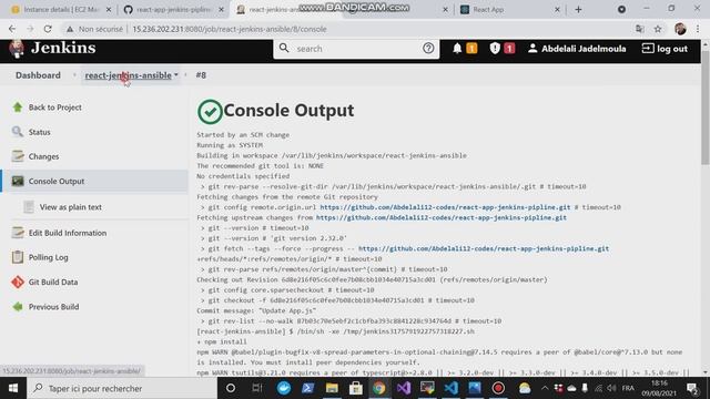 Create React CI/CD pipeline using Jenkins, Ansible and Docker (Part 10) смотреть онлайн