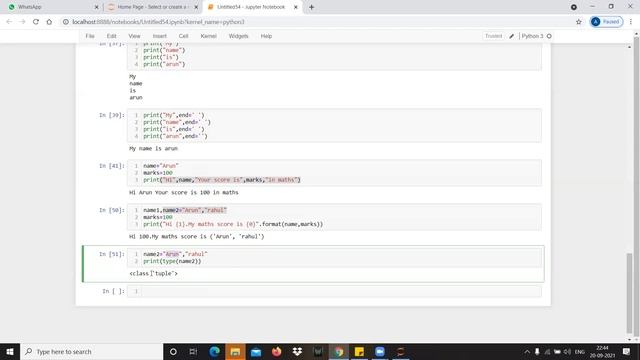 Lecture 7.2 Python for Data Engineering Input And Output Statements-Arun Kumar смотреть онлайн