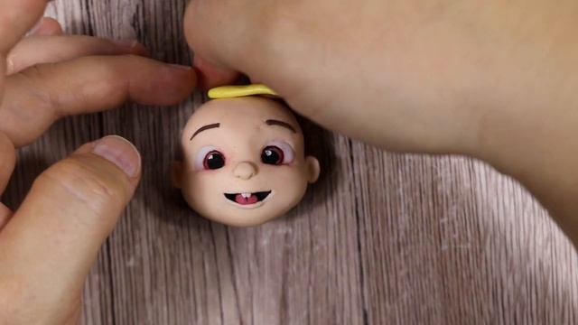 Cocomelon E JJ In Pasta Di Zucchero, Cake Toppers