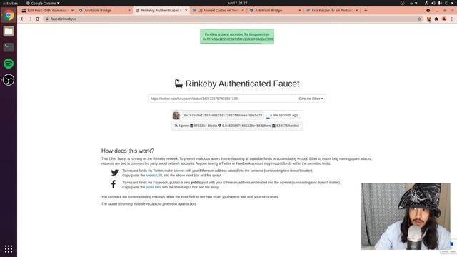Optimistic Rollups: Deploy de un Smart Contract en Arbitrum Rinkeby Testnet смотреть онлайн