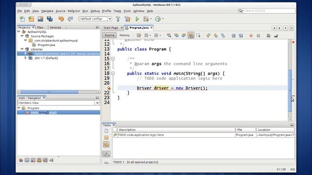 4.1 Mendaftarkan Driver (Pemrograman Database Menggunakan Java dan MySQL) смотреть онлайн