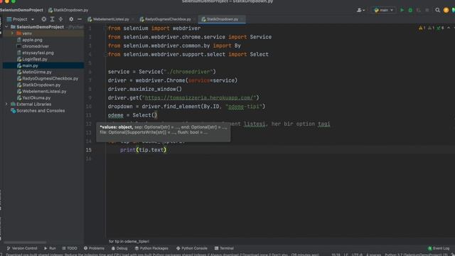 Python ve Selenium ile web test otomasyonu-11: Statik dropdown (Yeni link aşağıda) смотреть онлайн