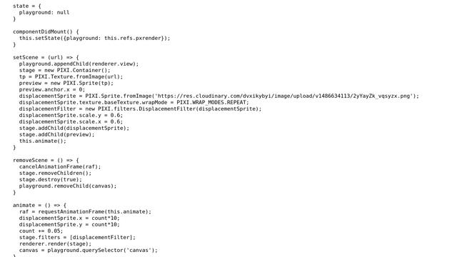 Run a pixi.js script in react.js project смотреть онлайн