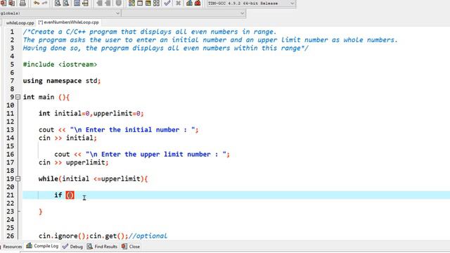 Introduction to Programming with C++ - While loop смотреть онлайн