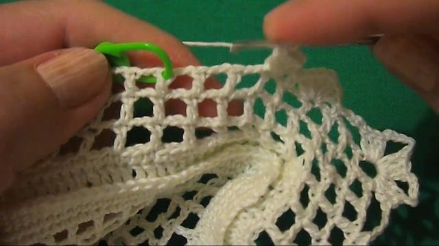 ВЯЗАНИЕ КРАСИВОЙ КАЙМЫ ДЛЯ САЛФЕТКИ. ЧАСТЬ 1 смотреть онлайн