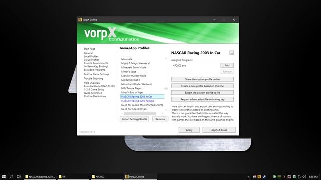 NASCAR Racing 2003 VR Tutorial (Updated Info in the Description) смотреть онлайн