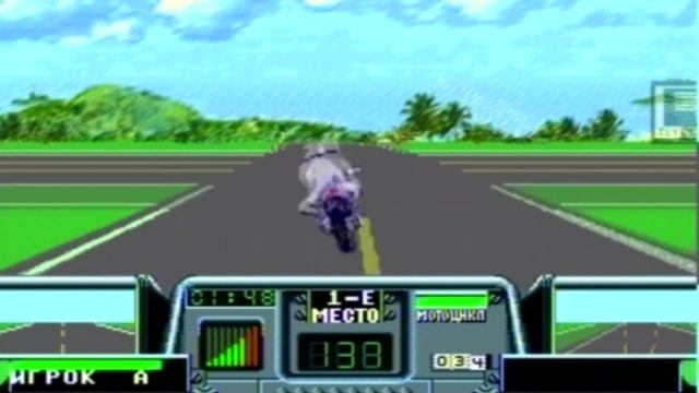 In The World SEGA(В мире SEGA). Road Rash 3 (Rus) - Прохождение. Часть 1