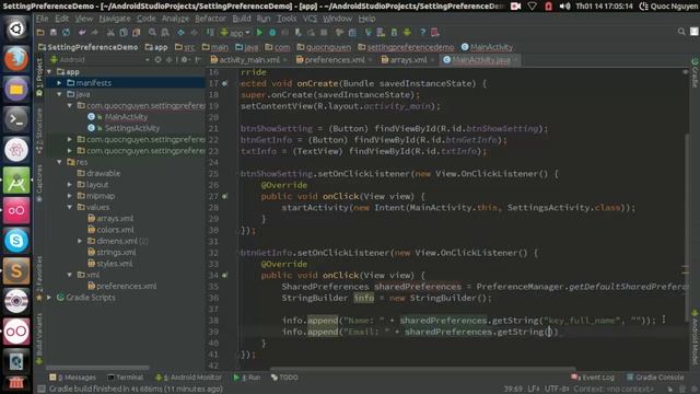 Android Setting Preferences Part 3/4 - Retrieve Data From Preferences смотреть онлайн