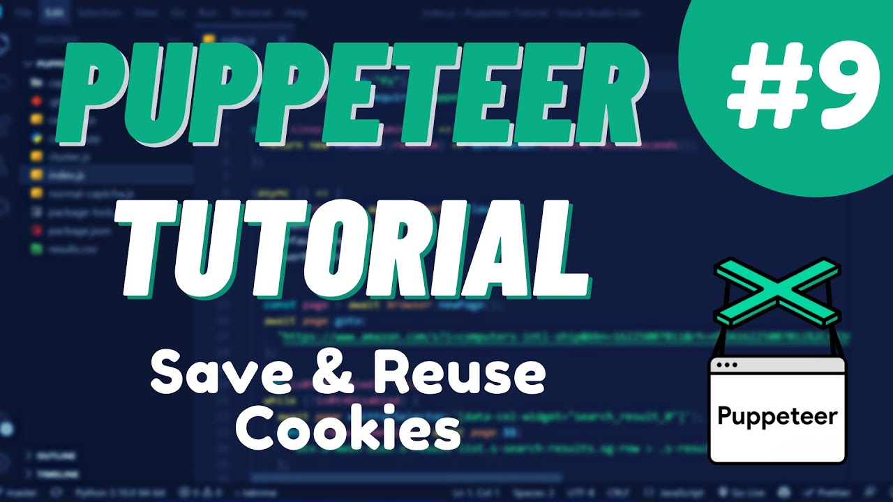 Урок №9 по Nodejs Puppeteer - Сохранение и повторное использование файлов cookie смотреть онлайн