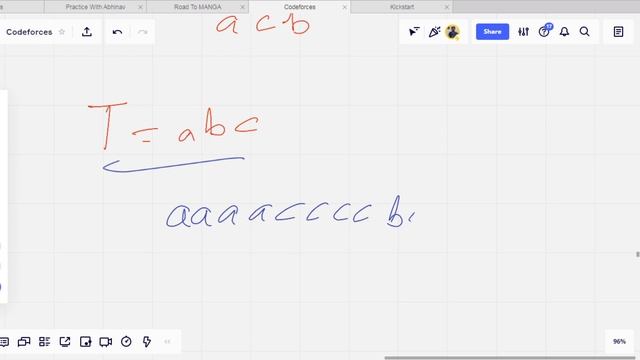 A. Forbidden Subsequence | Codeforces Round 761 | Solution with Explanation | C++ смотреть онлайн