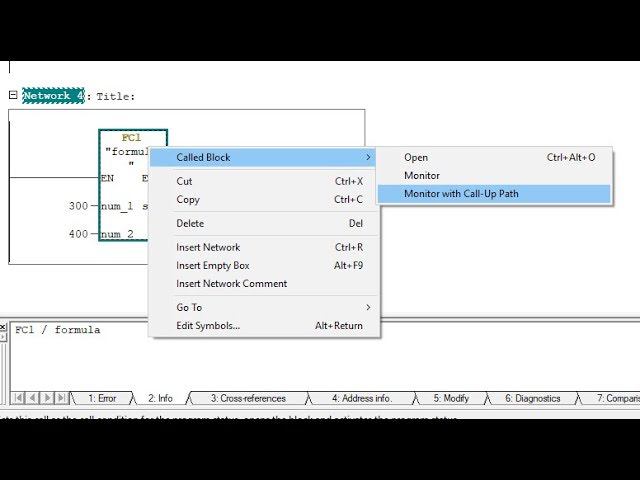 Simatic Step 7 - Debug - отладка программы смотреть онлайн