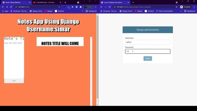 Notes Taking Website In Django In Hindi Tutorial | CodeWithSingh смотреть онлайн