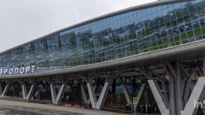 Новый информатор аэропорта Южно-Сахалинск 2023 (из видео других людей)