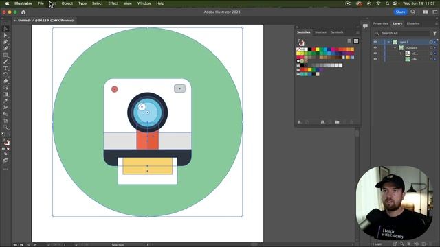 Quickly Apply Brand Colors to Any Graphic with Generative Recolor in Adobe Illustrator смотреть онлайн