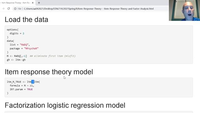 Item Response Theory - Item Response Theory and Factor Analysis смотреть онлайн