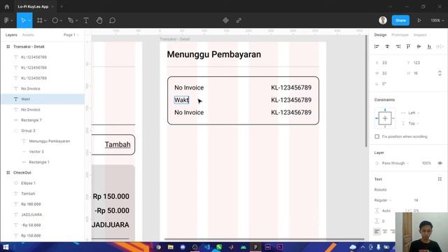 Langkah Pembuatan Low Fidelity KuyLes App Menggunakan Figma смотреть онлайн