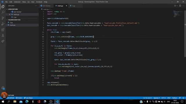face recognition using opencv by python || TUTORIAL IN ENGLISH!! смотреть онлайн