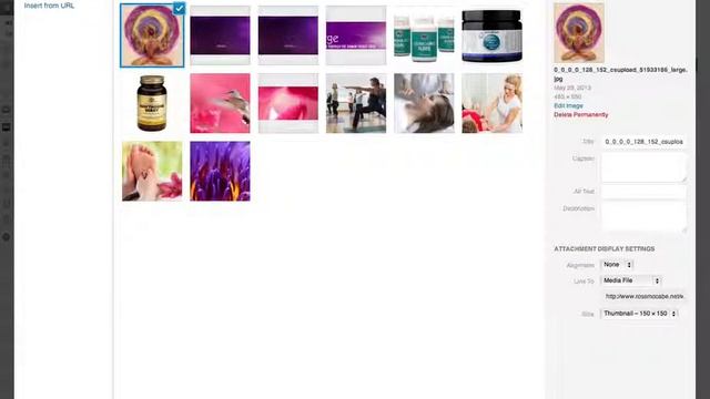 Wordpress: adding an image to a page or post смотреть онлайн