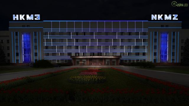 УСПА ЛЕД - медиафасад. 4K AV-решения смотреть онлайн