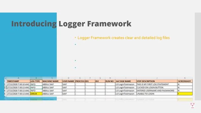 Logger Framework | Automation Anywhere Bot Store смотреть онлайн