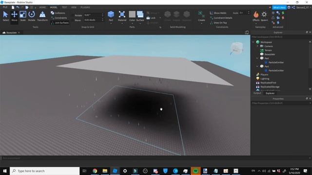 How to make Realistic Rain in Roblox Studio смотреть онлайн