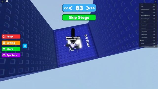 ROBLOX - Stud Walls Jump Per Difficulty Chart Obby - All Stages 1-121 смотреть онлайн