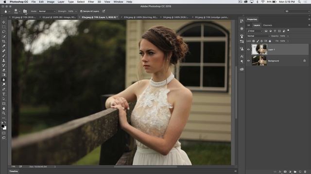 How to use the Blur Tool in Photoshop CC смотреть онлайн