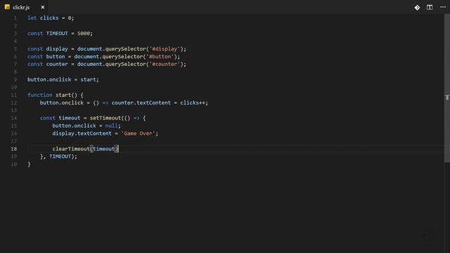 Clickr - Простая игра на JavaScript