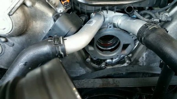 How to REPLACE a THERMOSTAT on a PORSCHE PANAMERA EASY 3.6 4.8 V6 V8