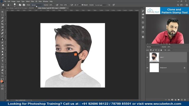 How to use Clone Stamp Tool and Pattern Stamp Tool in Adobe Photoshop смотреть онлайн