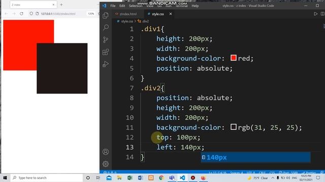 CSS Z-INDEX bangla Tutorial | what is z-index in CSS | part:49 | смотреть онлайн